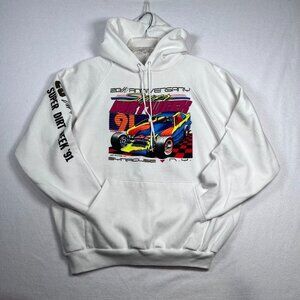 Vintage 90's Super Dirt Week‎ Syracuse New York Hoodie 1991 20th Anniversary XL